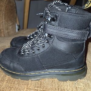 Dr. Martens Black Boots with Yellow Accents